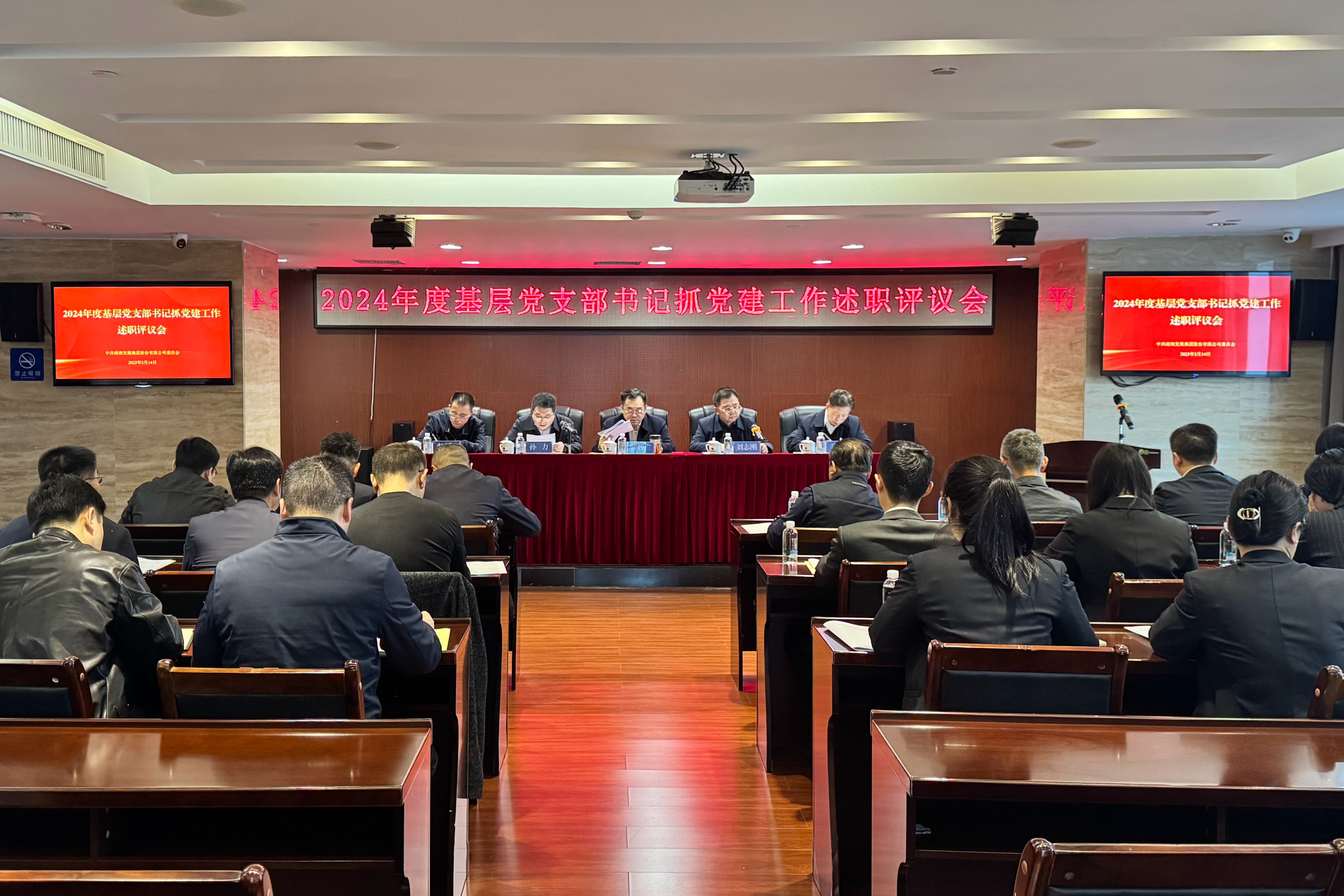 湖南發(fā)展黨委召開(kāi)2024年度基層黨組織書(shū)記抓黨建述職評(píng)議會(huì)